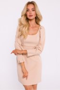 Sukienka Model MOE836 Beige - Moe Moe Sukienka Model MOE836 Beige - Moe Moe