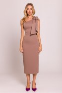 Sukienka Model MOE847 Mocca - Moe Moe Sukienka Model MOE847 Mocca - Moe Moe