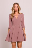 Sukienka Model MOE848 Mocca - Moe Moe Sukienka Model MOE848 Mocca - Moe Moe