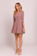 Sukienka Model MOE848 Mocca - Moe Moe Sukienka Model MOE848 Mocca - Moe Moe