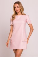 Sukienka Model MOE855 Brzoskwinia - Moe Moe Sukienka Model MOE855 Brzoskwinia - Moe Moe