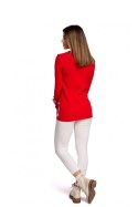 Sweter Damski Model MXS04 Red - Moe Moe Sweter Damski Model MXS04 Red - Moe Moe