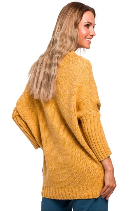 Sweter Damski Model MOE470 Honey - Moe Moe Sweter Damski Model MOE470 Honey - Moe Moe