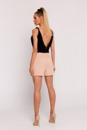 Szorty Damskie Model MOE775 Beige - Moe Moe Szorty Damskie Model MOE775 Beige - Moe Moe