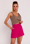 Szorty Damskie Model MOE775 Fuksja - Moe Moe Szorty Damskie Model MOE775 Fuksja - Moe Moe