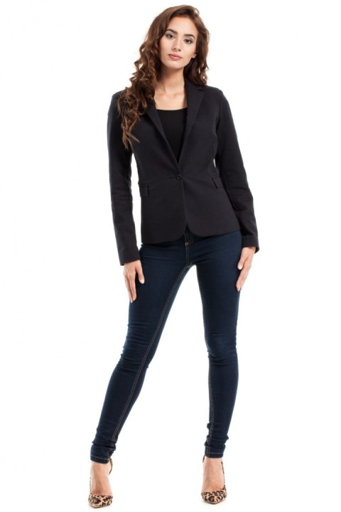 Żakiet Model MOE243 Black - Moe Moe Żakiet Model MOE243 Black - Moe Moe
