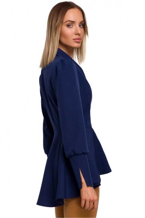 Żakiet Model MOE529 Navy - Moe Moe Żakiet Model MOE529 Navy - Moe Moe