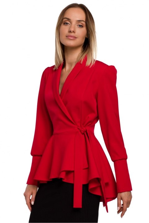 Żakiet Model MOE529 Red - Moe Moe Żakiet Model MOE529 Red - Moe Moe