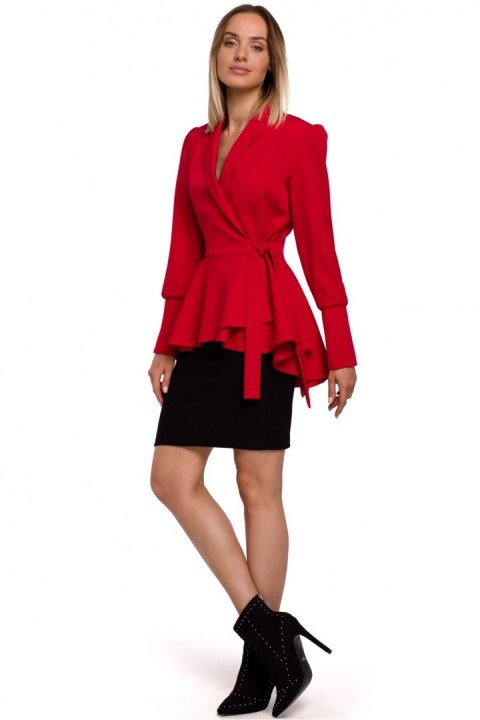 Żakiet Model MOE529 Red - Moe Moe Żakiet Model MOE529 Red - Moe Moe