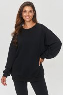 Bluza Damska Model M859 Black - Makadamia Makadamia Bluza Damska Model M859 Black - Makadamia Makadamia