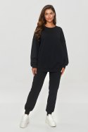 Bluza Damska Model M859 Black - Makadamia Makadamia Bluza Damska Model M859 Black - Makadamia Makadamia