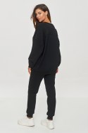 Bluza Damska Model M859 Black - Makadamia Makadamia Bluza Damska Model M859 Black - Makadamia Makadamia