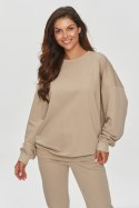 Bluza Damska Model M859 Light Beige - Makadamia Makadamia Bluza Damska Model M859 Light Beige - Makadamia Makadamia