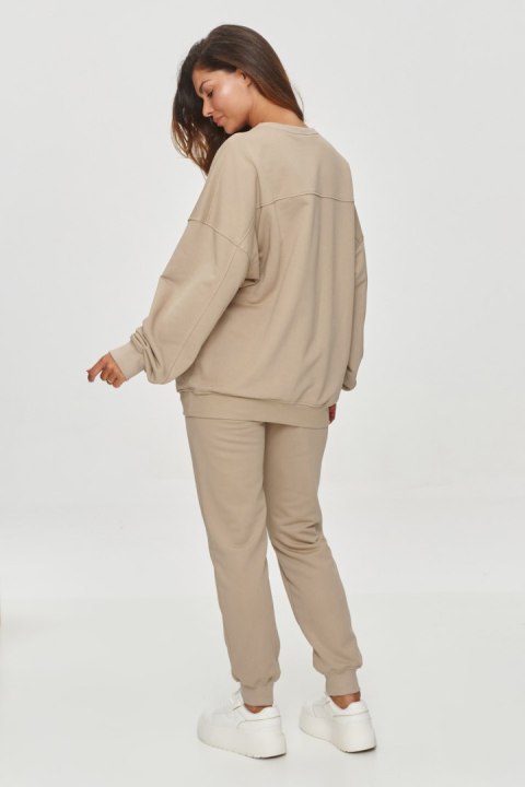 Bluza Damska Model M859 Light Beige - Makadamia Makadamia Bluza Damska Model M859 Light Beige - Makadamia Makadamia