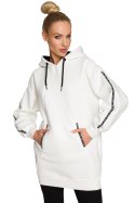Bluza Damska Model MOE696 Ecru - Moe Moe Bluza Damska Model MOE696 Ecru - Moe Moe