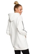 Bluza Damska Model MOE696 Ecru - Moe Moe Bluza Damska Model MOE696 Ecru - Moe Moe