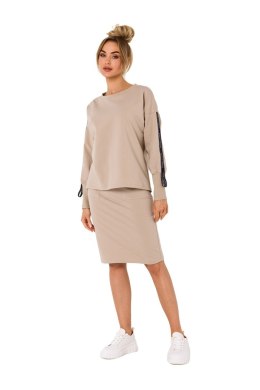 Bluza Damska Model MOE727 Beige - Moe Moe
