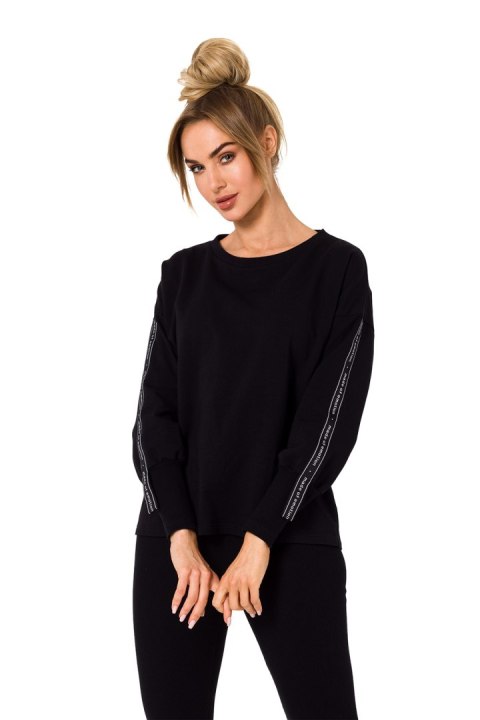 Bluza Damska Model MOE727 Black - Moe Moe Bluza Damska Model MOE727 Black - Moe Moe