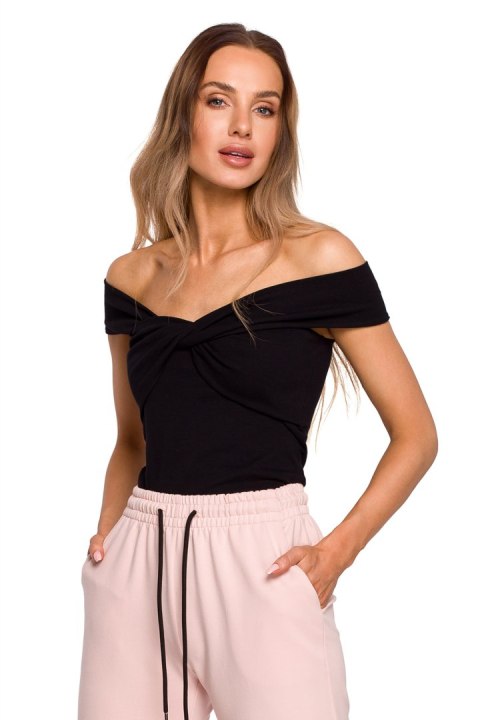 Bluzka Model MOE680 Black - Moe Moe Bluzka Model MOE680 Black - Moe Moe