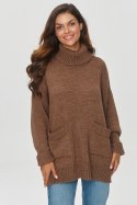 Golf Damski Model S155 Brown - Makadamia Makadamia