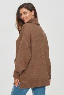 Golf Damski Model S155 Brown - Makadamia Makadamia