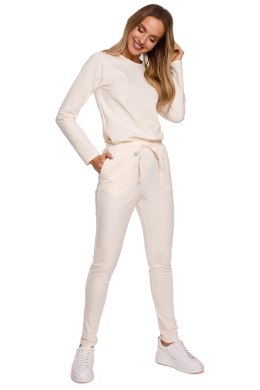 Kombinezon Damski Model MOE583 Śmietana - Moe Moe