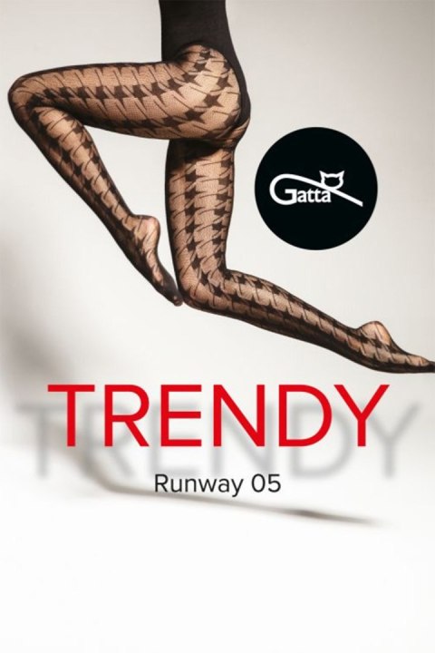 Rajstopy Model Runway 05 Nero Black - Gatta Gatta Rajstopy Model Runway 05 Nero Black - Gatta Gatta
