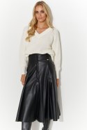 Spódnica Model M811 Black - Makadamia Makadamia Spódnica Model M811 Black - Makadamia Makadamia