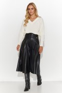Spódnica Model M811 Black - Makadamia Makadamia Spódnica Model M811 Black - Makadamia Makadamia