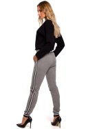 Spodnie Damskie Model MOE460 Grey - Moe Moe Spodnie Damskie Model MOE460 Grey - Moe Moe