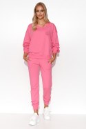 Spodnie Komplet Model M787 Baby Pink - Makadamia Makadamia Spodnie Komplet Model M787 Baby Pink - Makadamia Makadamia