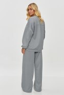 Spodnie Komplet Model M856 Grey Melange - Makadamia Makadamia Spodnie Komplet Model M856 Grey Melange - Makadamia Makadamia