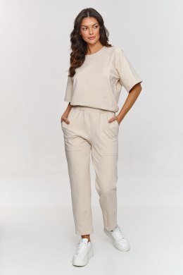 Spodnie Komplet Model M865 Light Beige - Makadamia Makadamia