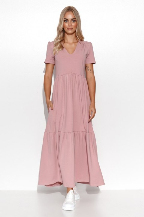 Sukienka Model M549 Dirty Pink - Makadamia Makadamia