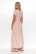 Sukienka Model M549 Powder Pink - Makadamia Makadamia Sukienka Model M549 Powder Pink - Makadamia Makadamia