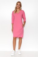 Sukienka Model M779 Baby Pink - Makadamia Makadamia Sukienka Model M779 Baby Pink - Makadamia Makadamia