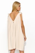 Sukienka Model M816 Light Beige - Makadamia Makadamia Sukienka Model M816 Light Beige - Makadamia Makadamia