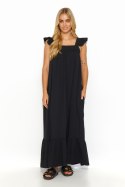 Sukienka Model M817 Black - Makadamia Makadamia Sukienka Model M817 Black - Makadamia Makadamia