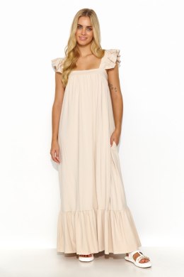 Sukienka Model M817 Light Beige - Makadamia Makadamia