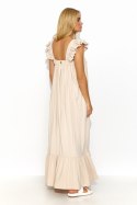 Sukienka Model M817 Light Beige - Makadamia Makadamia Sukienka Model M817 Light Beige - Makadamia Makadamia
