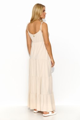 Sukienka Model M821 Light Beige - Makadamia Makadamia
