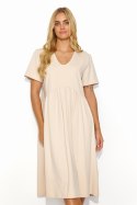 Sukienka Model M829 Light Beige - Makadamia Makadamia Sukienka Model M829 Light Beige - Makadamia Makadamia