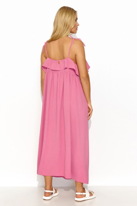 Sukienka Model M834 Baby Pink - Makadamia Makadamia Sukienka Model M834 Baby Pink - Makadamia Makadamia