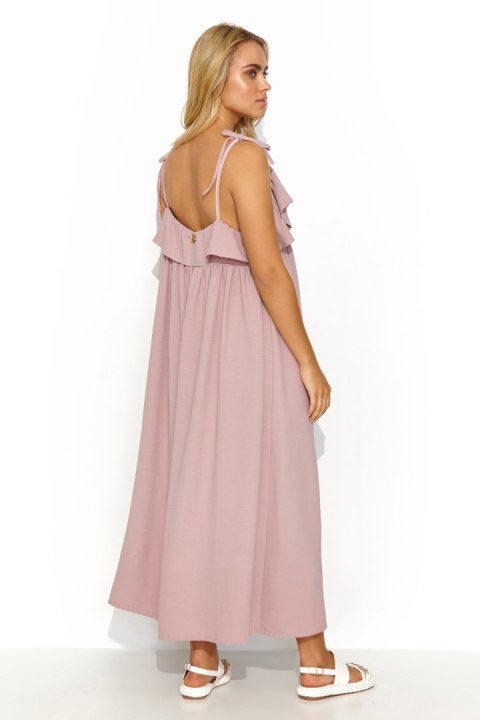 Sukienka Model M834 Dirty Pink - Makadamia Makadamia Sukienka Model M834 Dirty Pink - Makadamia Makadamia