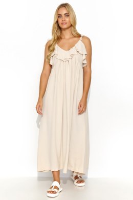 Sukienka Model M834 Light Beige - Makadamia Makadamia