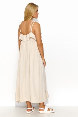 Sukienka Model M834 Light Beige - Makadamia Makadamia