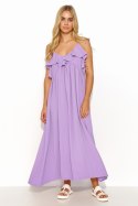 Sukienka Model M834 Lilia - Makadamia Makadamia Sukienka Model M834 Lilia - Makadamia Makadamia