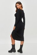 Sukienka Model M837 Black - Makadamia Makadamia Sukienka Model M837 Black - Makadamia Makadamia