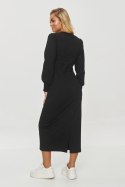 Sukienka Model M848 Black - Makadamia Makadamia Sukienka Model M848 Black - Makadamia Makadamia