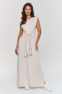 Sukienka Model M873 Light Beige - Makadamia Makadamia Sukienka Model M873 Light Beige - Makadamia Makadamia